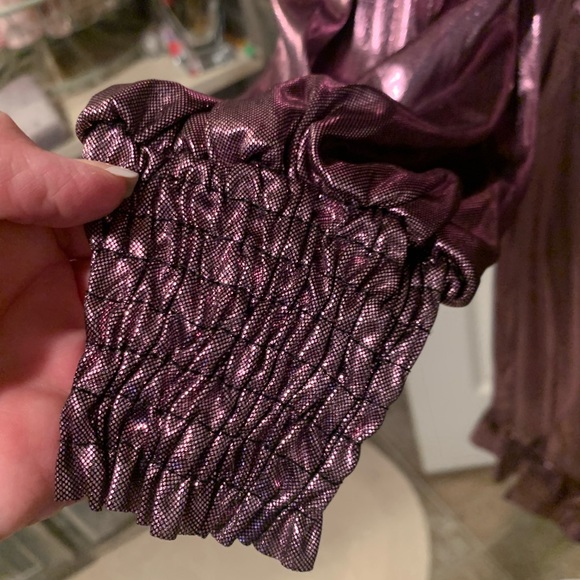 Boutique Metallic Look Dress - Picture 4 of 6